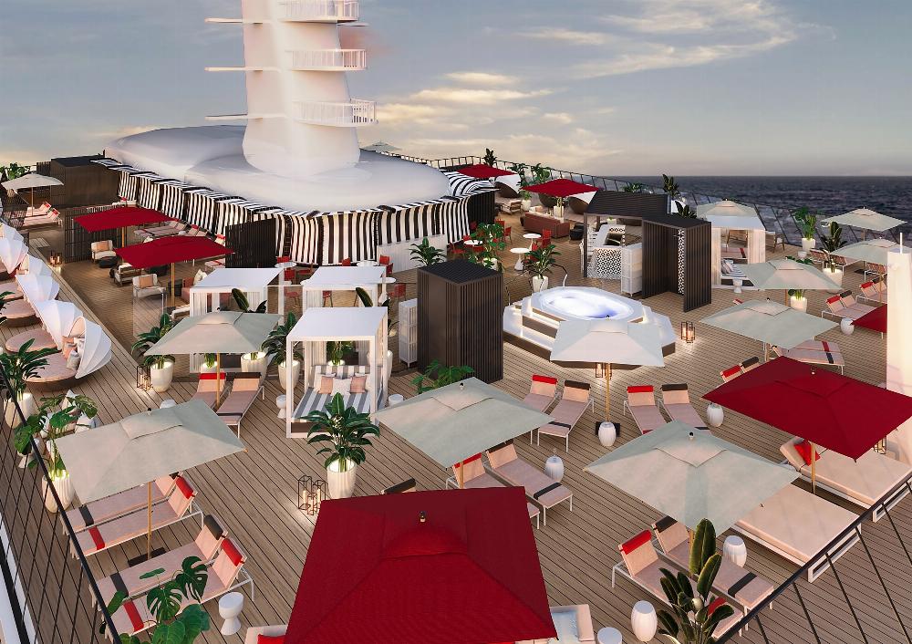 Rendering of the reimagined Retreat Sundeck on Celebrity Solstice.