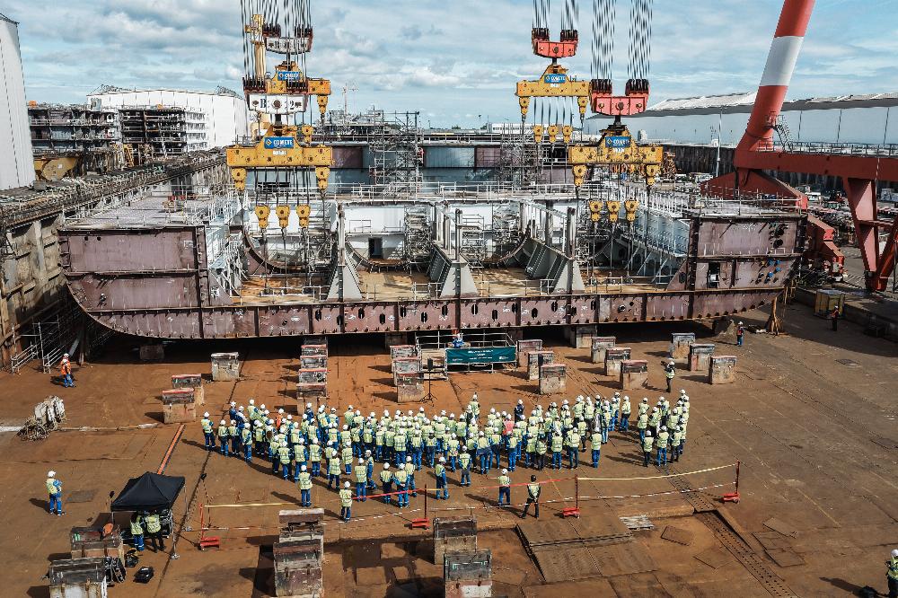 Royal Caribbean Reaches Major Milestone on New Oasis-Class Ship (Image at LateCruiseNews.com - June 2026)